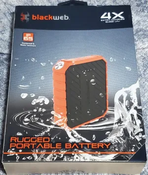 BlackWeb Rugged Portable Battery