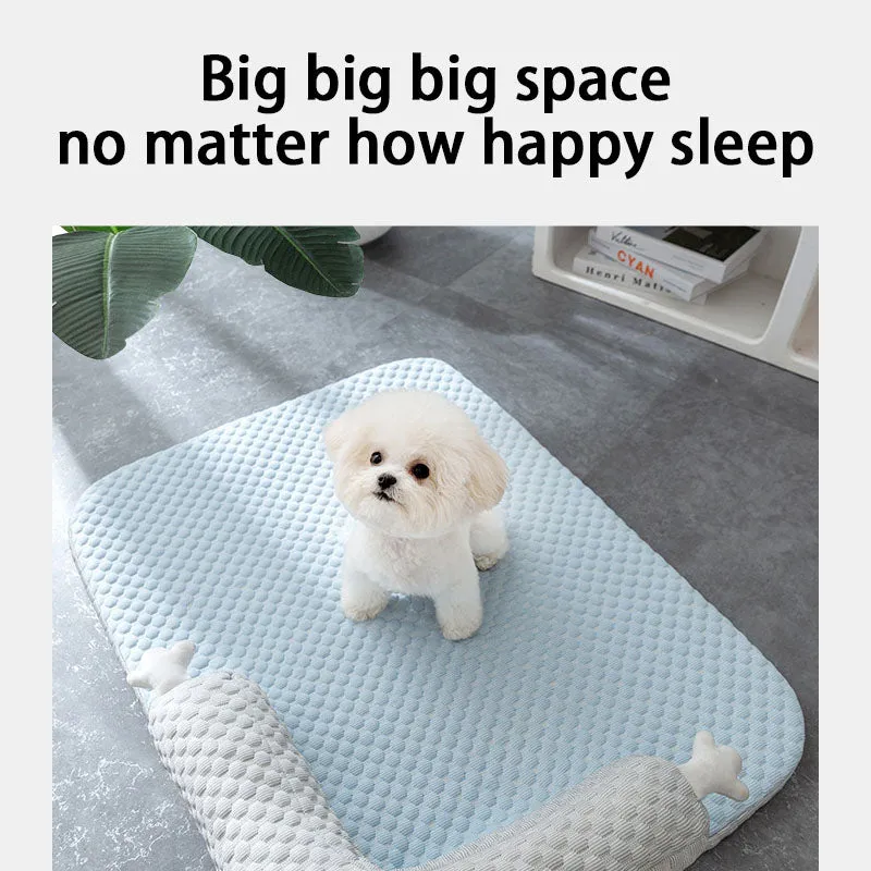 Spring and summer dog big-eyed monster cool cushion sofa kennel cat nest pet nest Teddy small dog dog mat